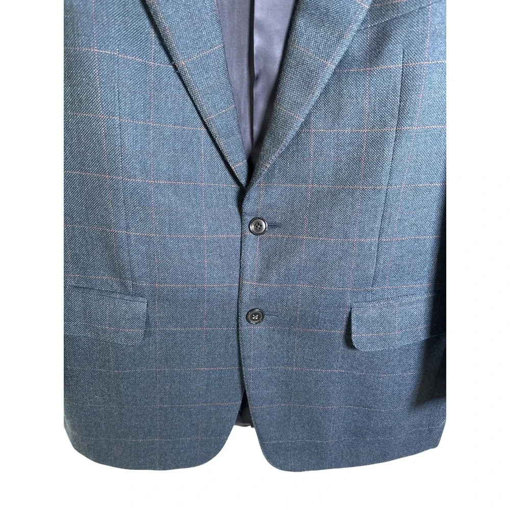 Ermenegildo Zegna Sz 50 Blue Wool Cashmere Taglio Escusivo Blazer‎ Luxury Jacket